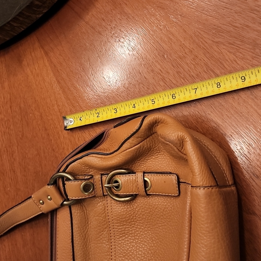 Fossil #75082 tan BEAUTY! Great condition! - Picture 3 of 12